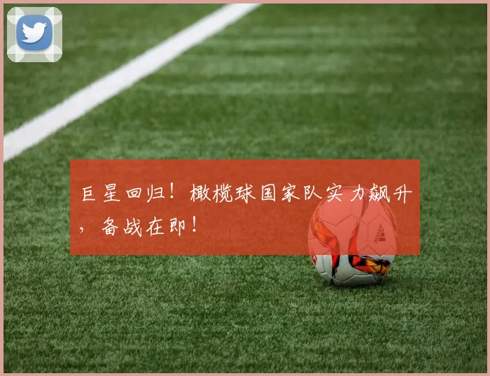 巨星回归！橄榄球国家队实力飙升，备战在即！